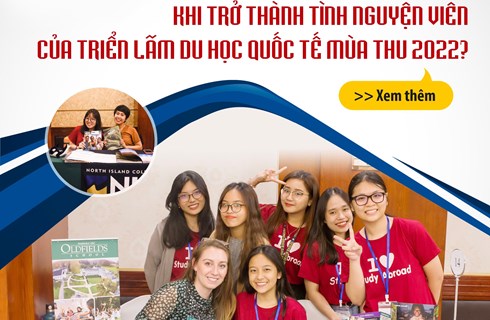 TUYỂN TÌNH NGUYỆN VIÊN CHO TRIỂN LÃM DU HỌC QUỐC TẾ MÙA THU 2022