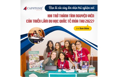 TUYỂN TÌNH NGUYỆN VIÊN CHO TRIỂN LÃM DU HỌC QUỐC TẾ MÙA THU 2022