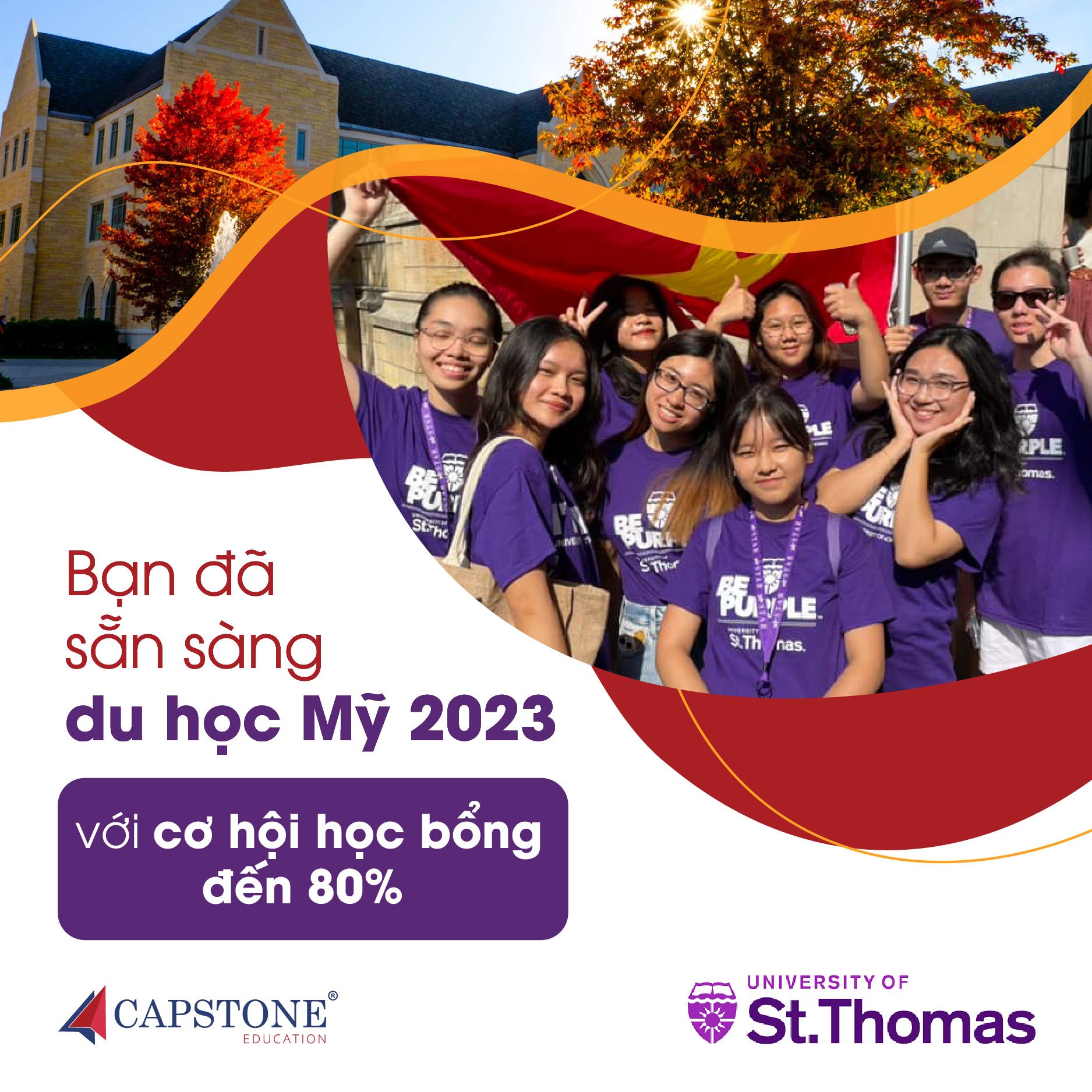 Du học trường top đầu tại Mỹ mà không cần SAT và IELTS - University of St. Thomas