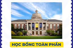 HỌC BỔNG TOÀN PHẦN TƯ ĐẠI HỌC TOP 36 ĐẠI HỌC QUỐC GIA TẠI MỸ