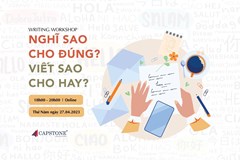 WRITING WORKSHOP Nghĩ sao cho đúng, viết sao cho hay