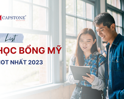 LIST HỌC BỔNG HOT NHẤT 2023 TỪ 70+ TRƯỜNG ĐẠI HỌC MỸ 