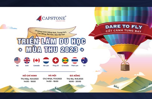 TRIỂN LÃM DU HỌC MÙA THU 2023 - DARE TO FLY - CẤT CÁNH TUNG BAY