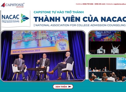 Capstone Education - Công ty giáo dục duy nhất tại Việt Nam là thành viên NACAC