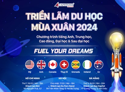 Triển Lãm Du Học Quốc Tế Mùa Xuân 2024 - Bệ phóng du học cho mọi ước mơ