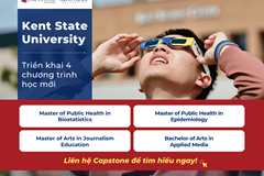 Kent State University triển khai 4 chương trình cấp bằng cử nhân và thạc sĩ mới