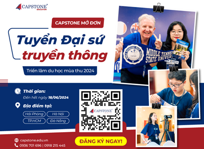 Capstone Education chính thức tuyển Đại sứ truyền thông Triển lãm du học mùa thu 2024