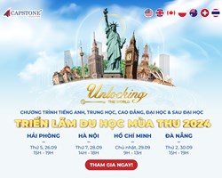 Triển Lãm Du Học Quốc Tế Mùa Thu 2024 Bậc Trung Học, Cao Đẳng, Đại Học và Sau Đại Học