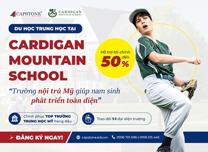 Du học cấp 2 tại Cardigan Mountain School - Nơi nuôi dưỡng nam sinh toàn diện