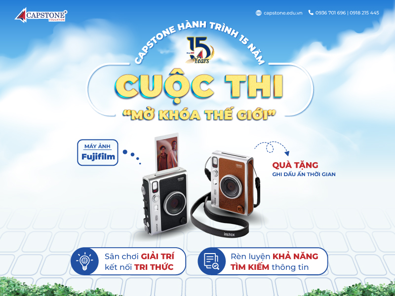 Capstone hành trình 15 năm Cuộc thi MỞ KHOÁ THẾ GIỚI