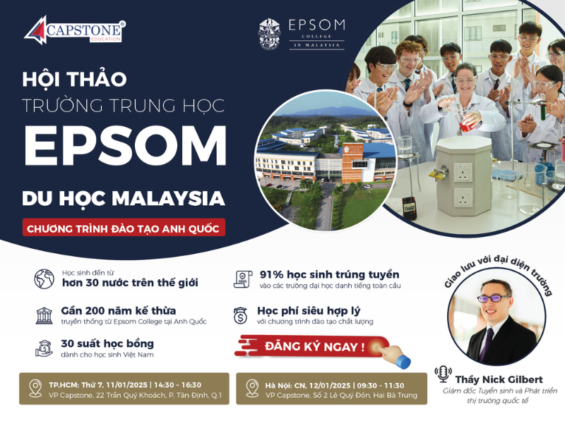 Epsom College tại Malaysia Hành trình giáo dục Anh Quốc danh giá với chương trình nội trú hàng đầu