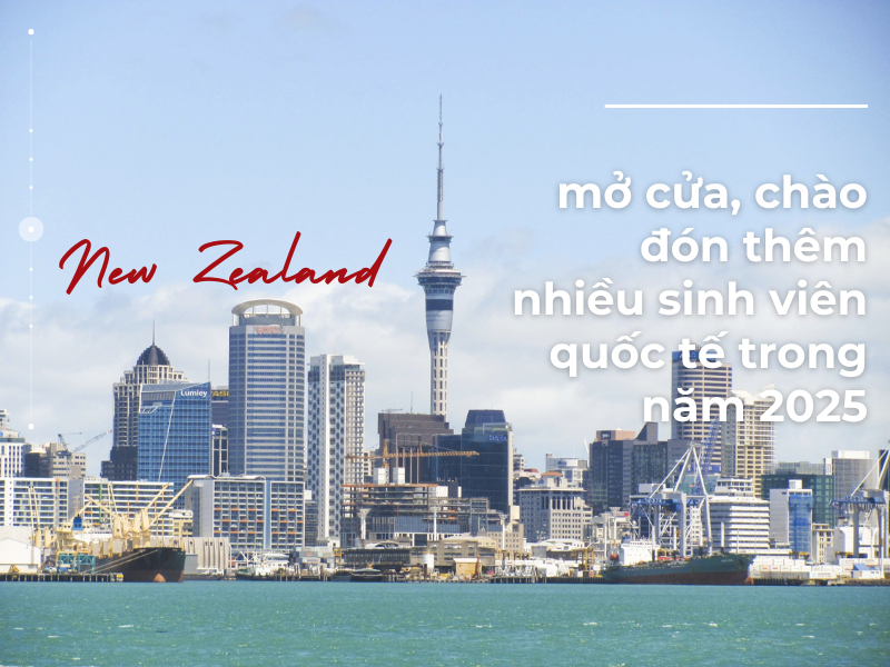 New Zealand mở cửa, chào đón thêm nhiều sinh viên quốc tế trong năm 2025