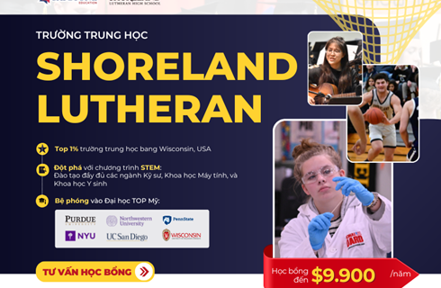 Trường Trung học Shoreland Lutheran - Bệ phóng vào các trường Đại học TOP ở Mỹ