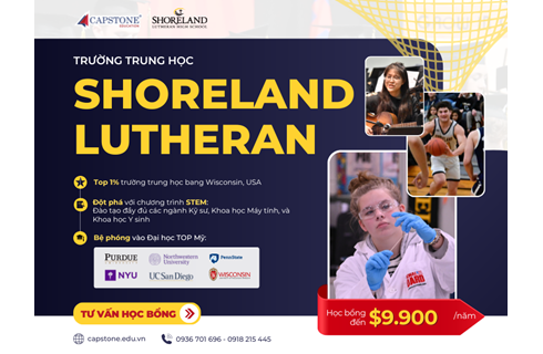Trường Trung học Shoreland Lutheran - Bệ phóng vào các trường Đại học TOP ở Mỹ