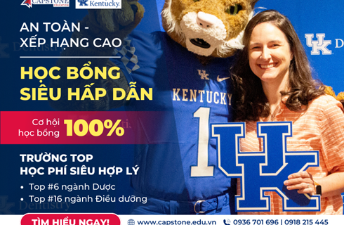 Du học mỹ học bổng lên đến 100% từ University of Kentucky
