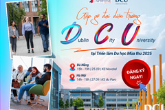 Du học Ireland - Lựa chọn hàng đầu cho tương lai Gặp gỡ đại diện Dublin City University ngay tại Triển lãm Du học Mùa thu 2025