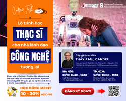Gặp gỡ giáo sư iSchool - Đại học Syracuse (Mỹ) Lộ trình học thạc sĩ cho nhà lãnh đạo công nghệ tương lai