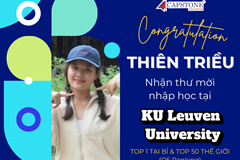 Bí Quyết Làm Hồ Sơ Du Học Bỉ Học Sinh Capstone đỗ Đại Học KU Leuven (Top 1 Bỉ  Top 50 Thế Giới)