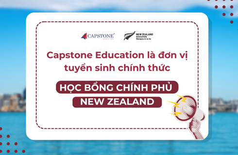 Capstone là Đơn vị tuyển sinh chính thức Học bổng Chính phủ New Zealand bậc Trung học năm 2026