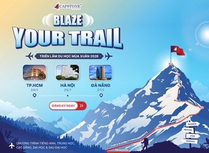 Blaze Your Trail Khai phá hành trình du học của riêng bạn tại Triển lãm Du học Mùa Xuân 2026