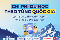 Chi phí du học theo từng quốc gia tại Triển lãm Du học Mùa xuân 2026 Làm sao giảm gánh nặng nhờ học bổng du học