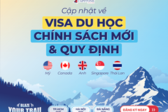 Visa du học Chính sách mới  quy định của các quốc gia tại Triển lãm Du học Mùa xuân 2026 (Mỹ, Anh, Canada, Singapore, Thái Lan)