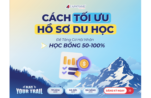 Cách tối ưu hồ sơ du học để tăng cơ hội nhận học bổng 50–100%