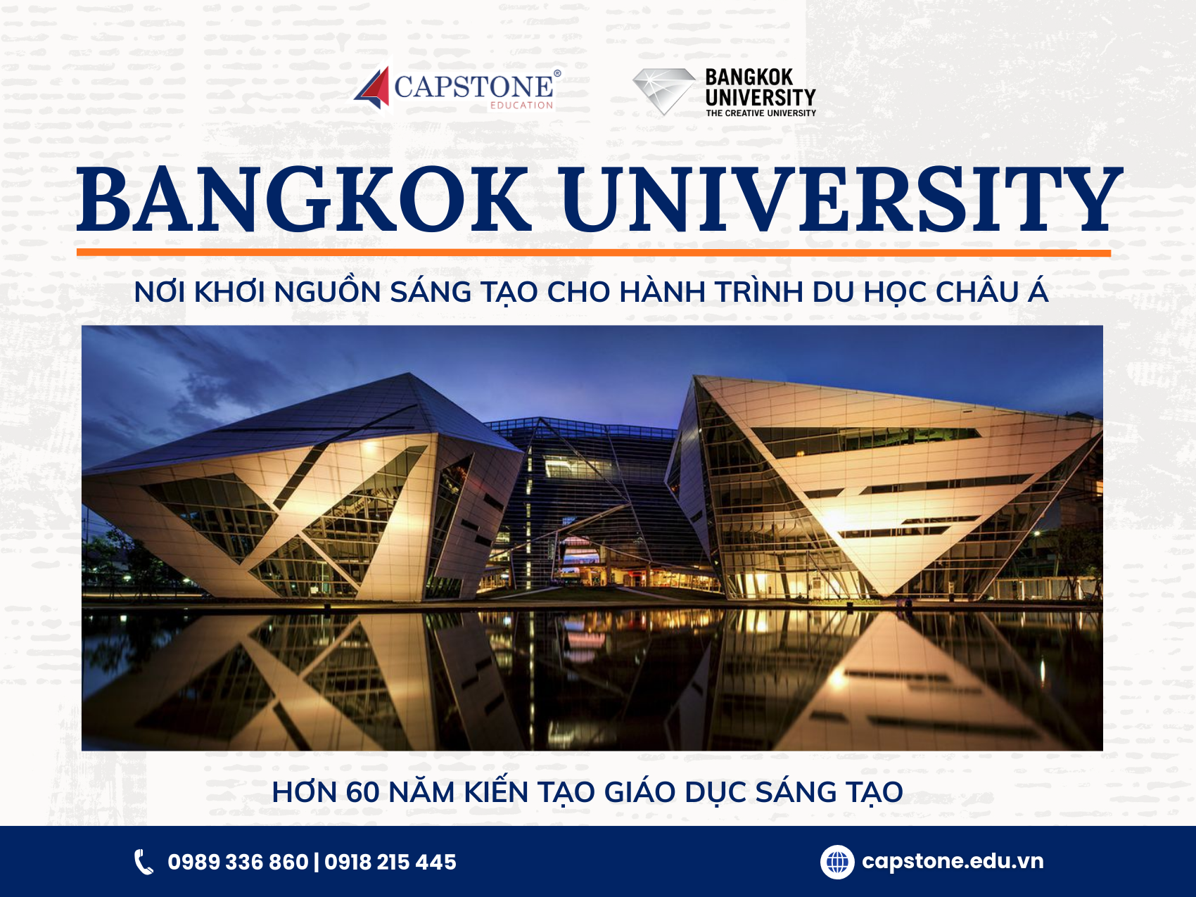 Bangkok University – Nơi khơi nguồn sáng tạo cho hành trình du học châu Á