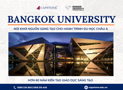 Bangkok University – Nơi khơi nguồn sáng tạo cho hành trình du học châu Á