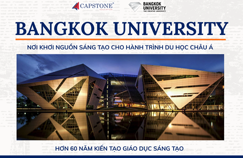 Bangkok University – Nơi khơi nguồn sáng tạo cho hành trình du học châu Á