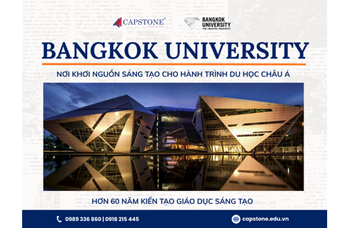 Bangkok University – Nơi khơi nguồn sáng tạo cho hành trình du học châu Á