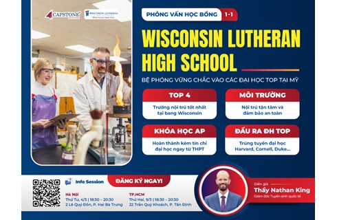 Wisconsin Lutheran High School: Mô hình nội trú chuẩn mực - Bệ phóng vững chắc vào các Đại học Top tại Mỹ