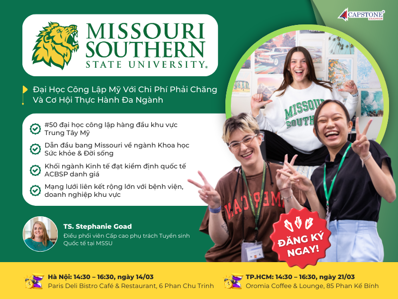 Missouri Southern State University – Đại Học Công Lập Mỹ Với Thế Mạnh Đào Tạo Thực Hành và Chi Phí Hợp Lý