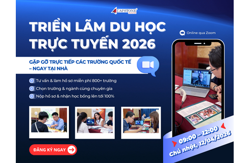 Triển lãm Du học Trực tuyến 2026: Định hướng lộ trình và săn học bổng bậc trung học & đại học