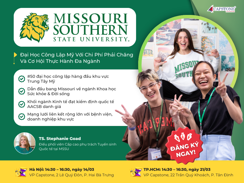 Missouri Southern State University – Đại Học Công Lập Mỹ Với Thế Mạnh Đào Tạo Thực Hành và Chi Phí Hợp Lý