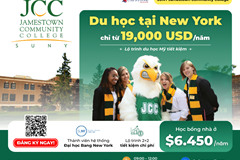 Du học tại New York chỉ từ 19,000 USDnăm Lộ trình du học Mỹ tiết kiệm với SUNY Jamestown Community College