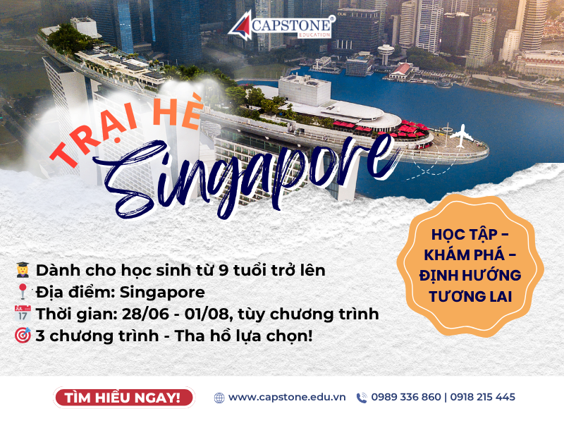 Tổng hợp lịch trình và báo giá trại hè Singapore 2026 chi tiết