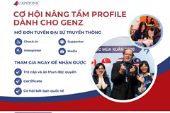 CƠ HỘI NÂNG TẦM PROFILE DÀNH CHO GEN Z Capstone Education chính thức mở đơn tuyển Đại sứ Truyền thông Triển lãm Du học Quốc tế mùa Thu 2026