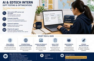  AI & EdTech Intern Recruitment (GPT Testing & Optimization)