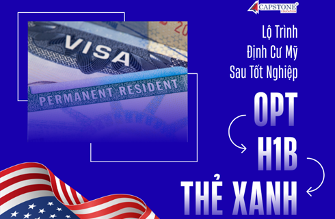 Lộ Trình Định Cư Mỹ Sau Tốt Nghiệp: Từ OPT Đến H1B Và Thẻ Xanh 