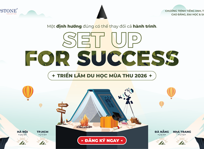 Triển lãm du học Quốc tế mùa thu 2026 - SET UP FOR SUCCESS Sẵn sàng bứt phá cùng học bổng du học giá trị