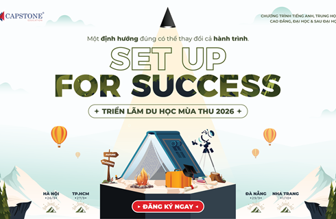 Triển lãm du học Quốc tế mùa thu 2026 - SET UP FOR SUCCESS: Sẵn sàng bứt phá cùng học bổng du học giá trị