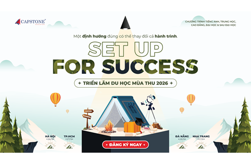 Triển lãm du học Quốc tế mùa thu 2026 - SET UP FOR SUCCESS: Sẵn sàng bứt phá cùng học bổng du học giá trị