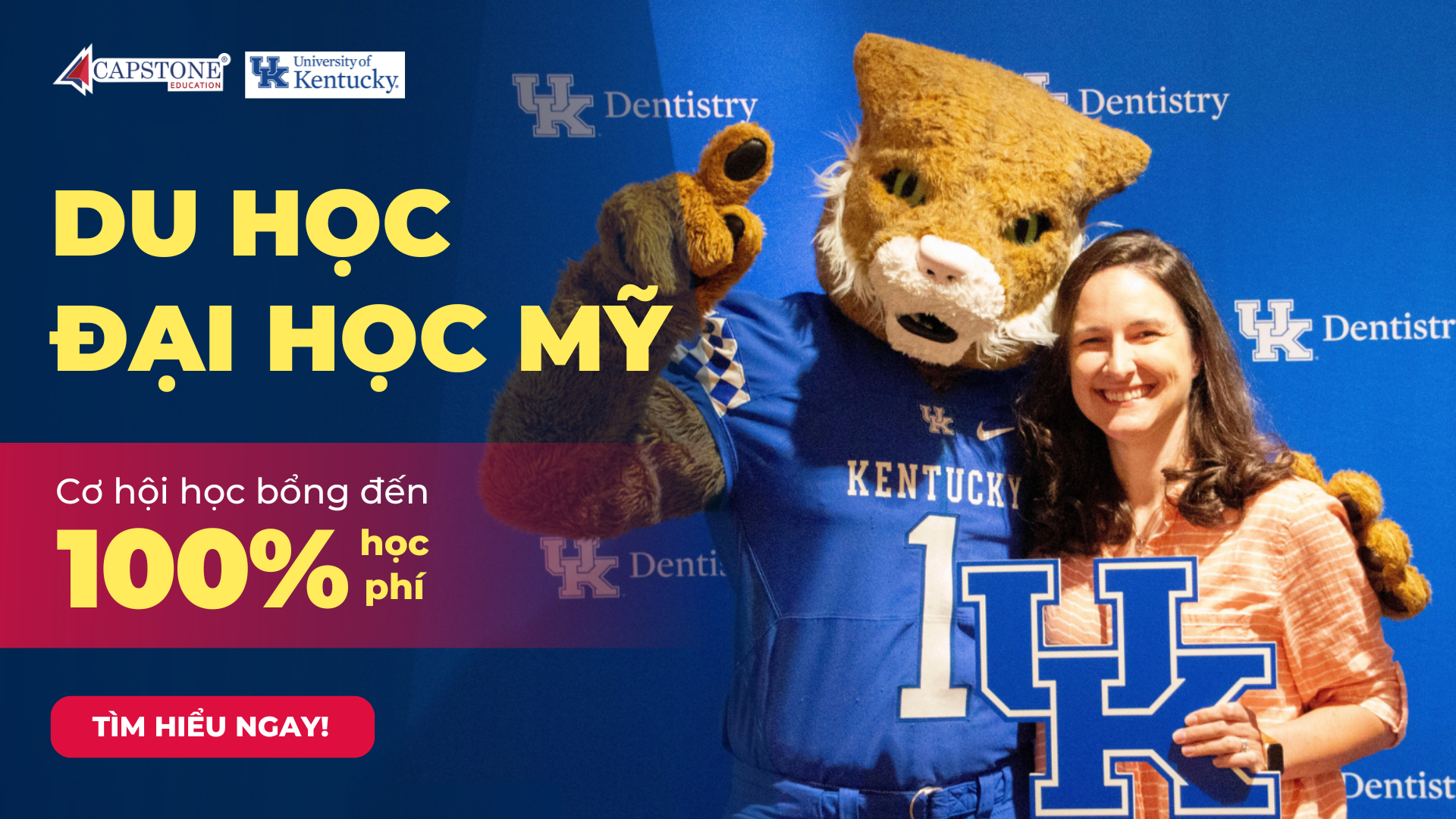An toàn, Xếp hạng cao & Cơ hội Học bổng: Tương lai của bạn bắt đầu tại University of Kentucky